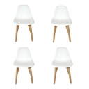 Ver imagem 1 de kit com 4 Cadeira Saarinen Solid Wood 131pp