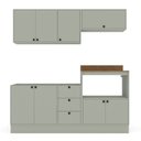 Ver imagem 2 de Cozinha com Rodapé 4 Peças Rubi Yescasa