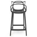 Ver imagem 5 de Kit 6 Banquetas Média Allegra 66cm Design Cozinha/bancada - Preto