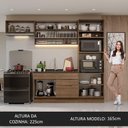 Ver imagem 6 de Armário de Cozinha Completa 270cm Rustic Stella Madesa 09