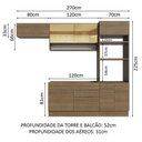 Ver imagem 5 de Armário de Cozinha Completa 270cm Rustic Stella Madesa 09