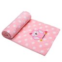 Ver imagem 1 de Manta Berço Buettner Baby Estampada Microfibra Bordado Owl 80cmx100m Rosa