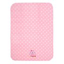 Ver imagem 3 de Manta Berço Buettner Baby Estampada Microfibra Bordado Owl 80cmx100m Rosa