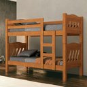 Ver imagem 2 de Beliche Solteiro Pérola Grade de Proteção Vira Duas Camas Nature