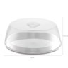 Porta Bolo de Plástico com Tampa Transparente 29cm Plus UZ Branco - 7
