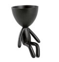 Ver imagem 1 de Vaso Bob Poliresina:Na Ponta/Preto