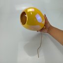Ver imagem 2 de Vaso Decorativo de Cerâmica Amarelo 11x15x20cm Enfeite Sala Mesa Estante Flores