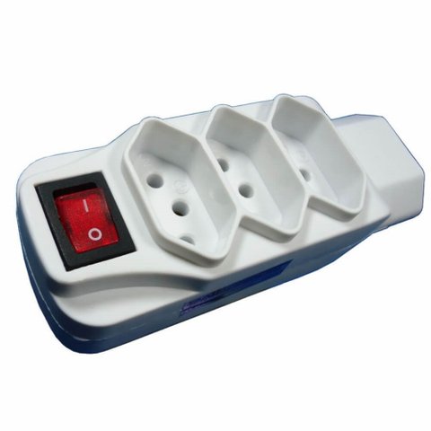 Adaptador sem Fio 4 Tomadas 2p+t - 7013 - Key West