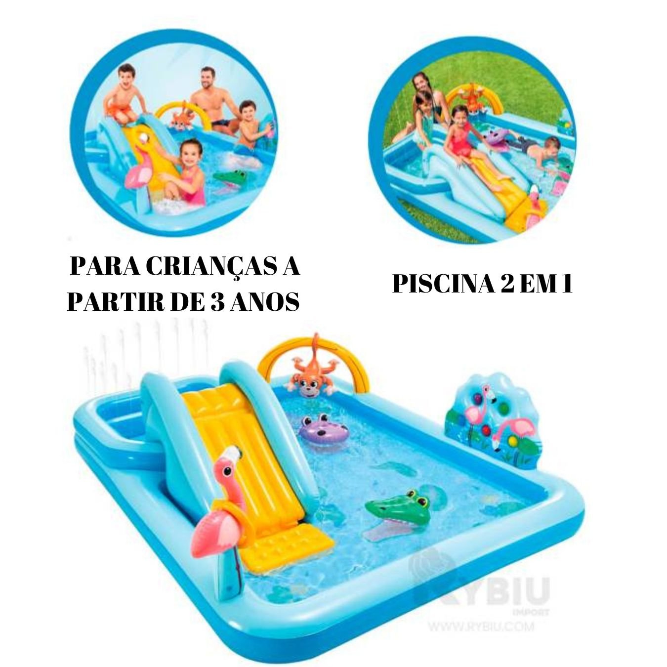 Piscina Playground Aventura na Floresta 493 Litros Mais 57 L - 9