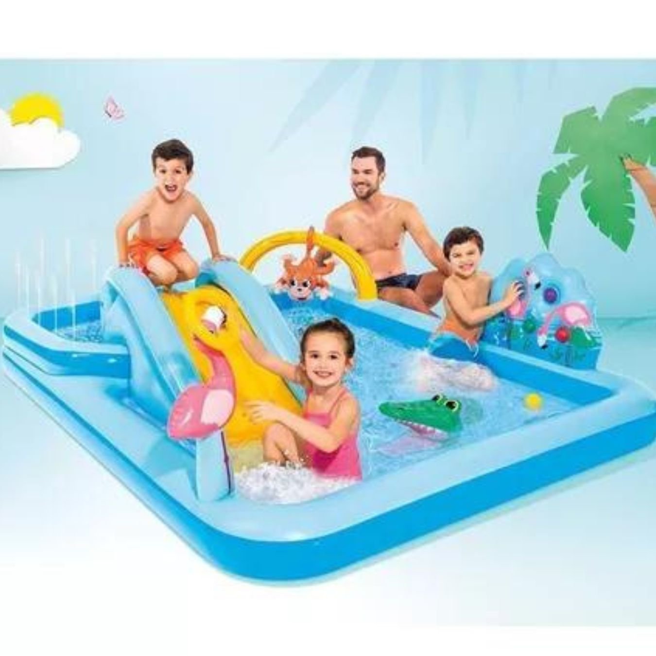 Piscina Playground Aventura na Floresta 493 Litros Mais 57 L - 6