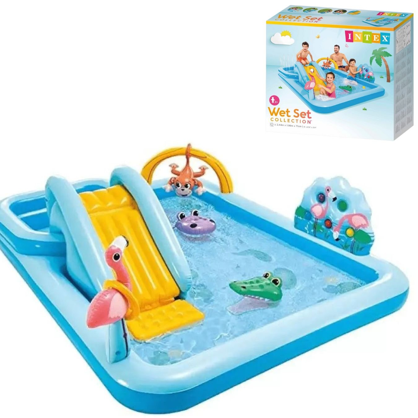 Piscina Playground Aventura na Floresta 493 Litros Mais 57 L