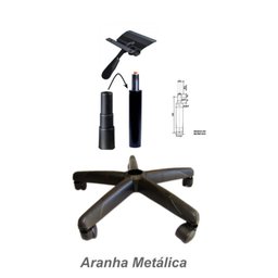 Cadeira Executiva Lisa Giratória Sem braços Martiflex - 0846 - 6