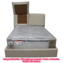 Ver imagem 4 de Cama One Touch Casal Tecido Linho Marfim 138cm - 74698
