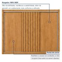 Ver imagem 7 de Guarda Roupa Casal 3 Portas de Correr com 6 Gavetas e Detalhe Ripado 100% MDF Vitória