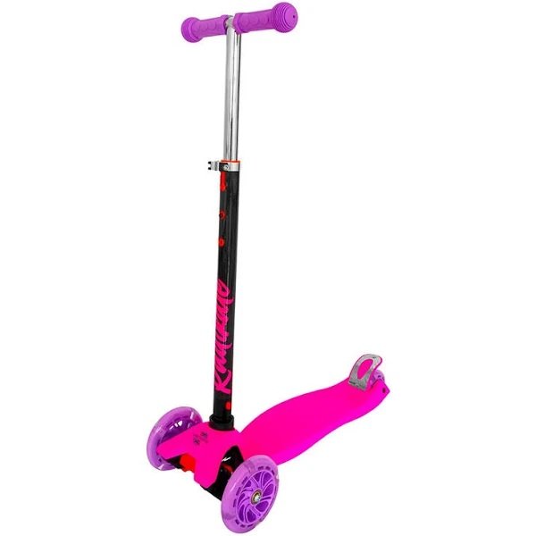 Patinete Infantil 4 Rodas Regulavel com Luzes Unitoys RS/RX