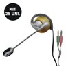 Kit 25 Uni. Fone de Ouvido com Microfone P2 Headset - 3