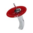 Ver imagem 3 de TORNEIRA MONOCOMANDO DE VIDRO REDONDA ALTA VERMELHO FERRARI