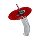 Ver imagem 2 de TORNEIRA MONOCOMANDO DE VIDRO REDONDA ALTA VERMELHO FERRARI