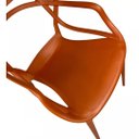 Ver imagem 6 de Kit 2 Cadeiras Allegra em Pp para Área Externa e Sala de Jantar ou Estar Cor Terracota Ecomhome