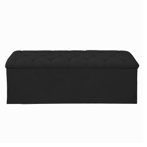 Recamier Bau Estofado Casal Padrão Anita 140 Cm Veludo