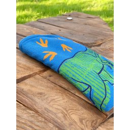 Toalha Banho Dinossauro Aveludada Estampada 70 Cm X 1,40 M - 3