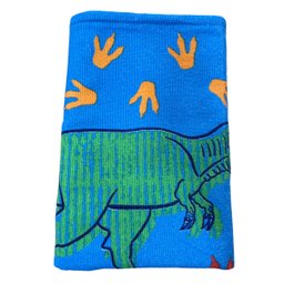 Toalha Banho Dinossauro Aveludada Estampada 70 Cm X 1,40 M - 1