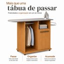 Ver imagem 6 de Tábua de Passar com Armário 1 Porta e Cabideiro Macapá Espresso Móveis
