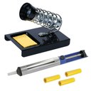 Ver imagem 1 de Kit Suporte Ferro de Solda + Sugador + 3 Protetores de Bico