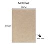 Kit 50 Chapas Mdf Cru 3mm - 10x15cm - Placa Decoração, Chapa Adesivo Sublimação - 2