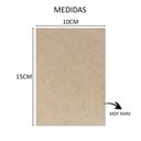 Ver imagem 2 de Kit 50 Chapas Mdf Cru 3mm - 10x15cm - Placa Decoração, Chapa Adesivo Sublimação