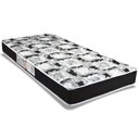 Ver imagem 1 de Colchão Solteiro Luckspuma Espuma D33 Supreme Pró Saúde Black (88x188x20) - 