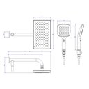 Ver imagem 3 de Chuveiro Flex com Desviador 2086 Cromado Deca