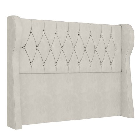 Cabeceira Casal Queen Cama Box 160cm Malva I02 Veludo Bege - Mpozenato