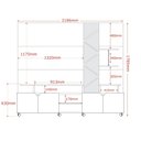 Ver imagem 5 de Home para Tv até 55 Led Ripado 3d 2,10m Off White Madeirado