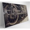 Quadro Rodas Trem 60x40 Cm Vidro Impresso - 7
