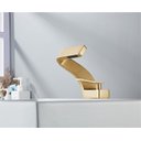Ver imagem 3 de Torneira Banheiro Misturador Monocomando Dourado Escovado