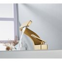 Ver imagem 2 de Torneira Banheiro Misturador Monocomando Dourado Escovado