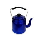Ver imagem 2 de Jogo para Café Completo Chaleira Bule Leiteira com Apito Alumínio Cozinha Azul Docesar
