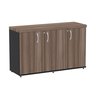 Armario Credenza com 3 Portas 1215x407mm Pe 40 Pandin Walnut - 1