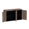 Armario Credenza com 3 Portas 1215x407mm Pe 40 Pandin Walnut - 2