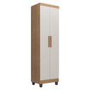 Ver imagem 6 de Guarda Roupa Casal Porto 8 Portas e Armário Multiuso Lite Nature Off White – Móveis Leão