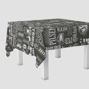 Ver imagem 2 de 1 Toalha Mesa Festa TNT Boteco Cerveja Bar Pb 140X200