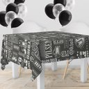 Ver imagem 1 de 1 Toalha Mesa Festa TNT Boteco Cerveja Bar Pb 140X200