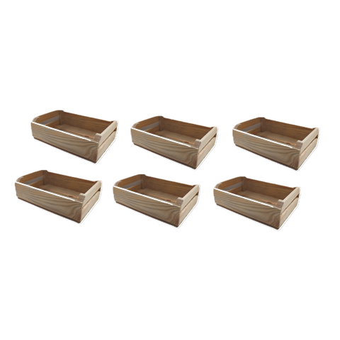 Caixote de Feira Ej 34x24x09 Kit 6 Unidades