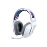 Headset Gamer sem Fio Logitech G733 7.1 Dolby Sorround G Hub Drivers 40mm Rgb Branco 981-000882 - 1