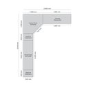 Ver imagem 5 de Quarto Modulado Completo Casal 5 Peças 10 Portas 12 Gavetas Predileto Bege/Areia HP