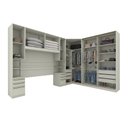 Ver imagem 4 de Quarto Modulado Completo Casal 5 Peças 10 Portas 12 Gavetas Predileto Bege/Areia HP