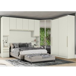 Quarto Modulado Completo Casal 5 Peças 10 Portas 12 Gavetas Predileto - 1