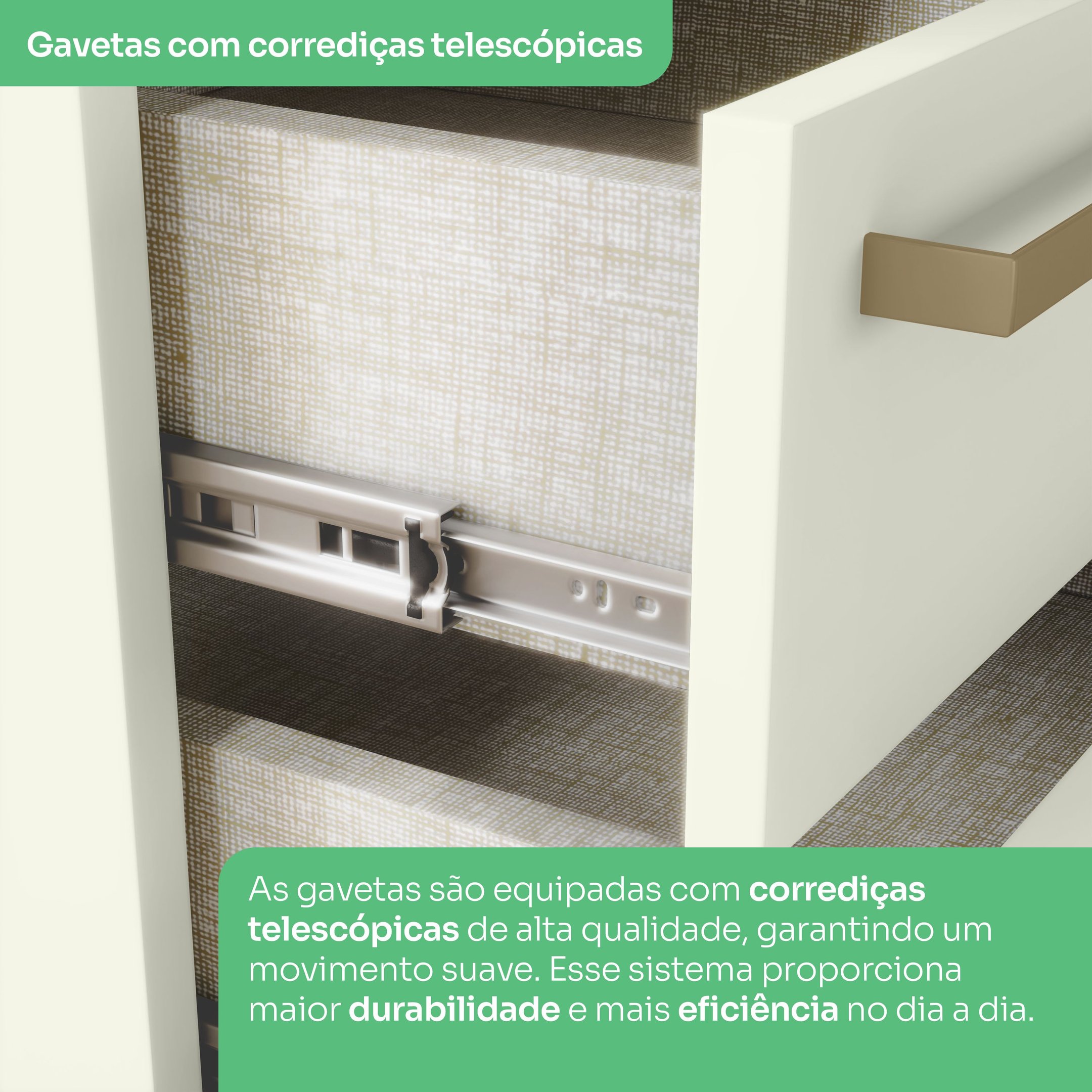 Quarto Modulado Completo Casal 5 Peças 10 Portas 12 Gavetas Predileto - 15