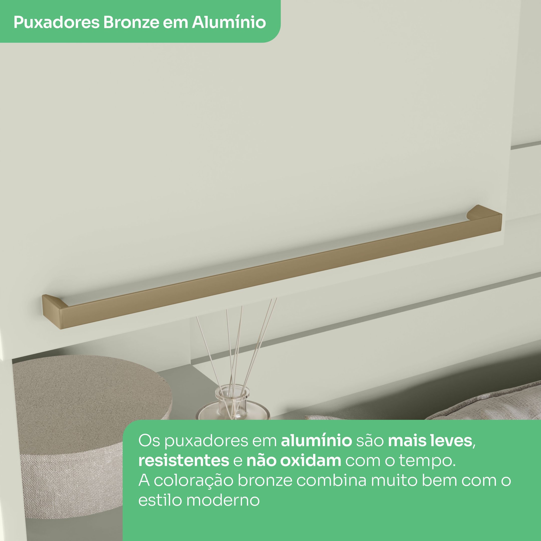 Quarto Modulado Completo Casal 5 Peças 10 Portas 12 Gavetas Predileto - 14